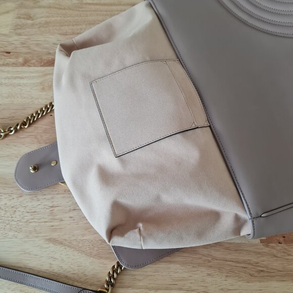 Gucci GG Marmont Large Shoulder Bag Dusty Pink Rose Mauve Matelasse Gold Rare - Picture 16 of 16